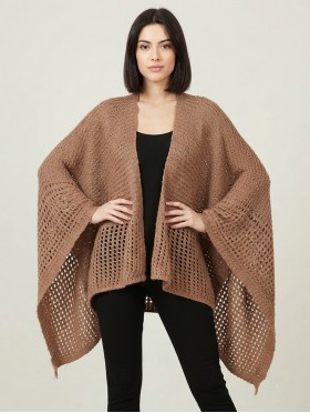 Open Knitted Cape